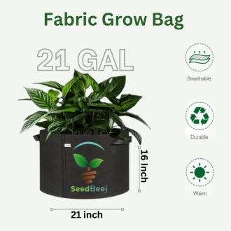Fabric Grow Bags 21x16 inches Fabric Grow Bags 21x16 inches