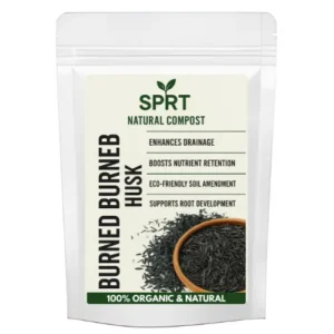 Rice Husk Ash Mixed into Garden Soil