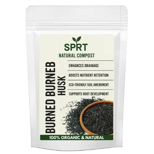 Rice Husk Ash Mixed into Garden Soil