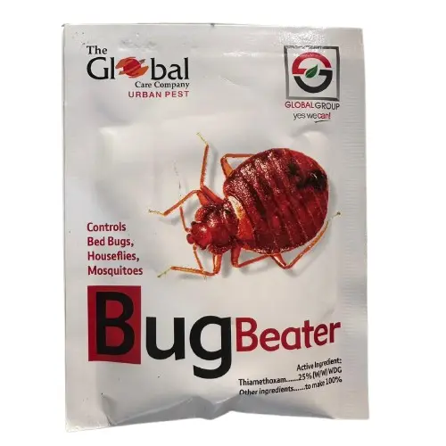 Bug Beater insecticide sachet for bed bugs, mosquitoes, and flies