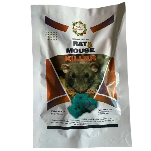 Rat & Mouse Killer Wax Bait Blocks for Indoor & Outdoor Rodent Control in Pakistan