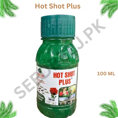 Hot Shot Plus 100ml insecticide for vegetables, fruits, and garden plants