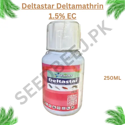 Deltastar Deltamethrin 1.5% EC 250ml insecticide bottle for pest control in Pakistan
