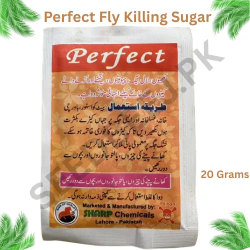 Perfect Fly Killing Sugar bait controlling flies in kitchen and garden areas