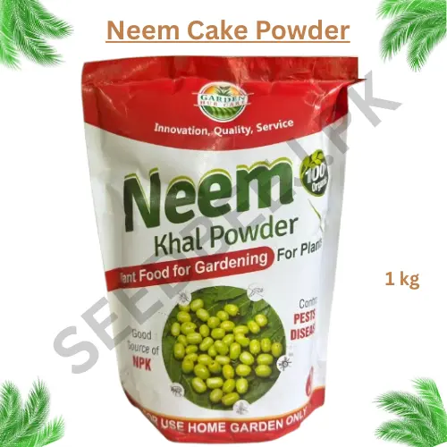 Neem Cake Powder 500g pack – organic fertilizer & pest control for plants in Pakistan