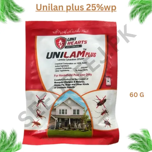Unilan Plus 25% WP 60g systemic fungicide pack for crop disease protection