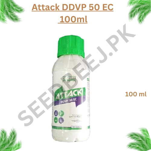 Attack DDVP 50 EC 100ml insecticide bottle for pest control