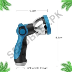 Multi-pattern water hose nozzle sprayer for plants and cleaning