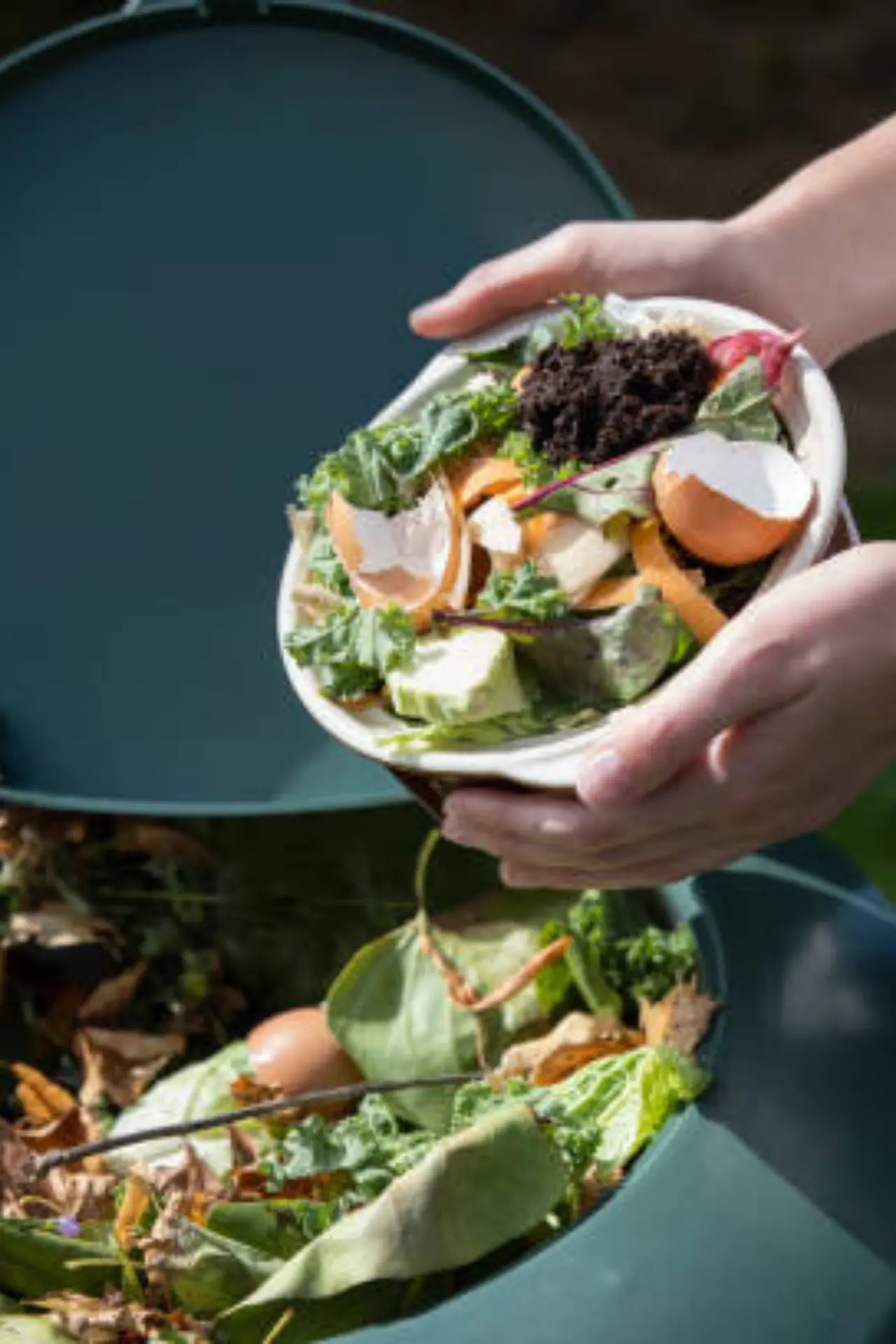 Composting at home in Pakistan using kitchen and garden waste