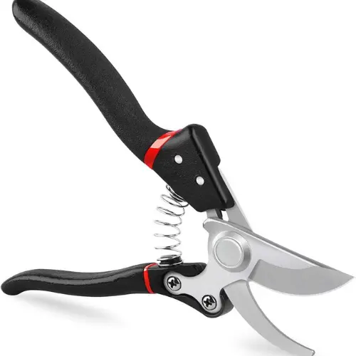 High-carbon steel pruning shears for home gardening