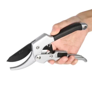 High-carbon steel center-cut garden pruner for home gardening