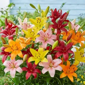 Lilium Flower Bulbs — 5 Bulbs Mix Color