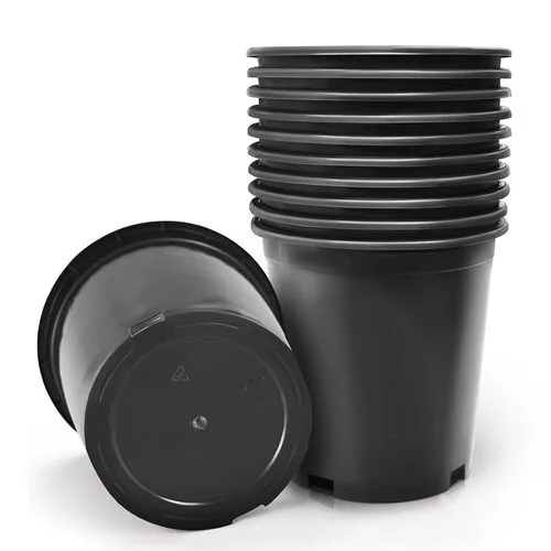 Black Plastic Pot 15 Inch | Durable Large Plant Pot in Pakistan black plastic pot 15 inch for large indoor and outdoor plants