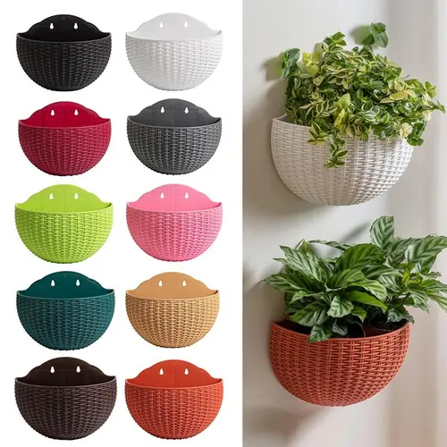 Buy European Style Semicircular Wall Flower Pot Planters in Pakistan.