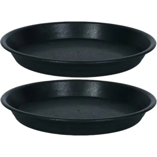 Plastic Pot Tray 8 Inch | Strong Plant Pot Tray in Pakistan plastic pot tray 8 inch for large plant pots