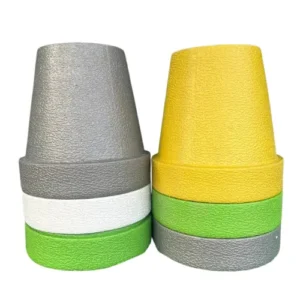 large decorative fiber plant pot mix colors