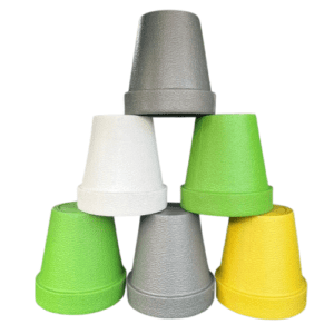 fancy fiber pot mix color 10x11 inch for indoor plants