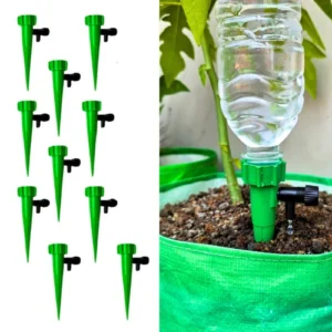 Aromatic plant irrigation dripper for automatic drip watering of potted and indoor plants