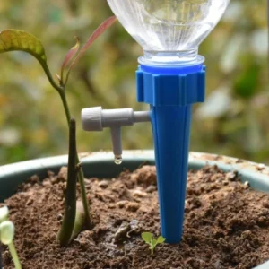Aromatic plant irrigation dripper for automatic drip watering of potted and indoor plants