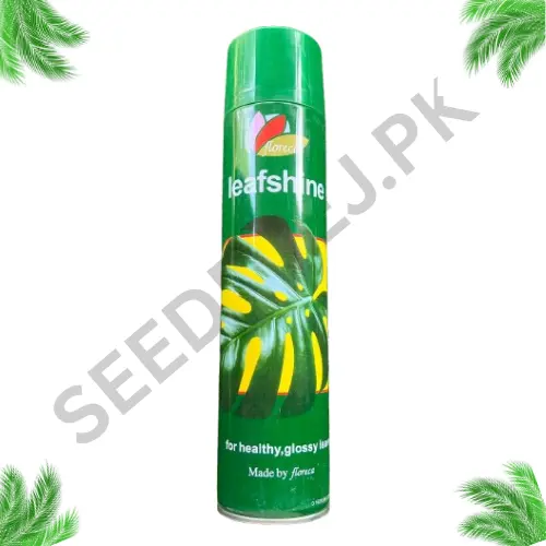 Floreca Leaf Shine Spray 600ml for indoor plants providing glossy, dust-free, and healthy green leaves