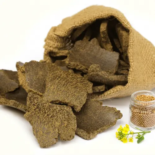Mustard cake fertilizer sarson ki khali organic plant food in Pakistan