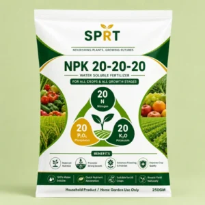 SPRT NPK 20-20-20 Water Soluble Fertilizer 250gm Pakistan