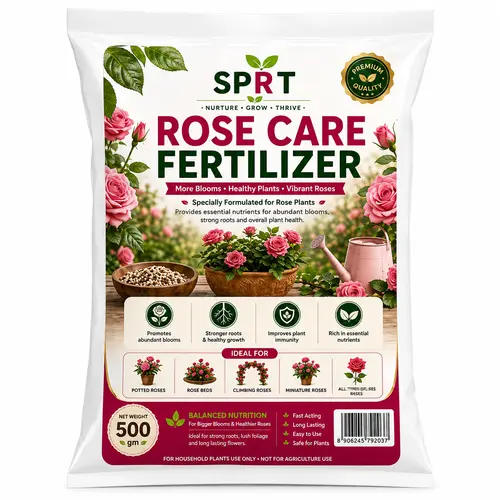 SPRT Rose Care Fertilizer 500g pack for rose plants SPRT Rose Fertilizer 500g pack for rose plants in Pakistan