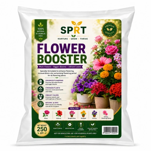 SPRT Flower Booster for Plants 250g pack for flowering plants and home gardens SPRT Flower Booster for Plants 250g pack for flowering plants and home gardens