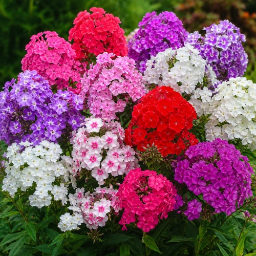 Phlox seedlings mix color for winter flowers in Pakistan