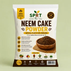 SPRT Neem Cake Powder 1kg pack for plants and soil enrichment SPRT Neem Cake Powder 1kg pack for plants and soil enrichment