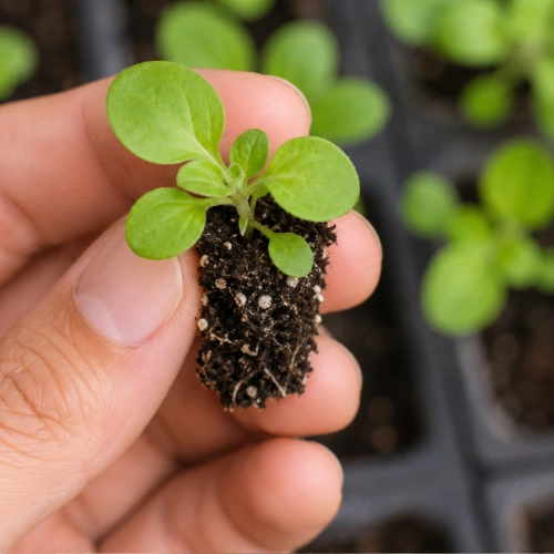 Petunia Hola Star F1 seedling